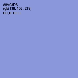 #8A98DB - Blue Bell Color Image